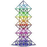 206 Pieces Magnetic Building Sticks Blocks Toys, Magnet Educational Toys STEM Toys for Kids and Adult, 3D Non-Toxic Building 