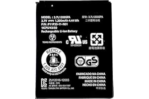 JUYUXIVM TI 84 Plus CE Battery - Replacement for Texas Instruments TI-84 Plus CE Battery - Part No 3.7L1200SPA, P11P35-11-N01