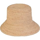Lack of Color The Inca Bucket – Natural Raffia Straw Bucket Hat, Hand-Crocheted Sun Hat