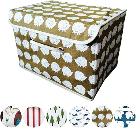 Amazon Maba 収納ボックス ふた付き 小型 取っ手付き 引き出し カラーボックス収納 小物収納 おもちゃ収納 服収納 子供用 大小サイズ 26 17cm ハリネズミ 収納ケース ボックス オンライン通販