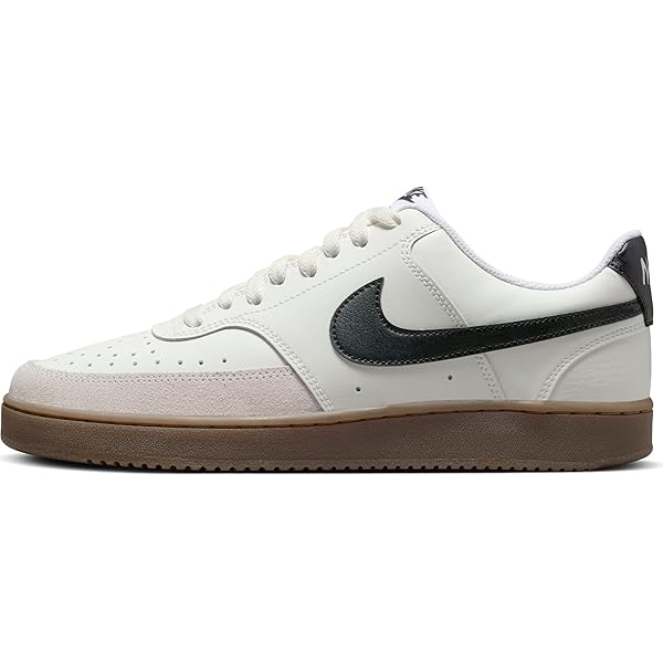 Nike Men’s Court Vision Low Sneakers White, Size 13 M Amazon.com | Nike Men main image 4