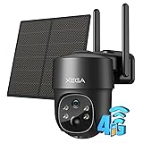 Xega 4G LTE Cellular Security Camera Solar with SIM