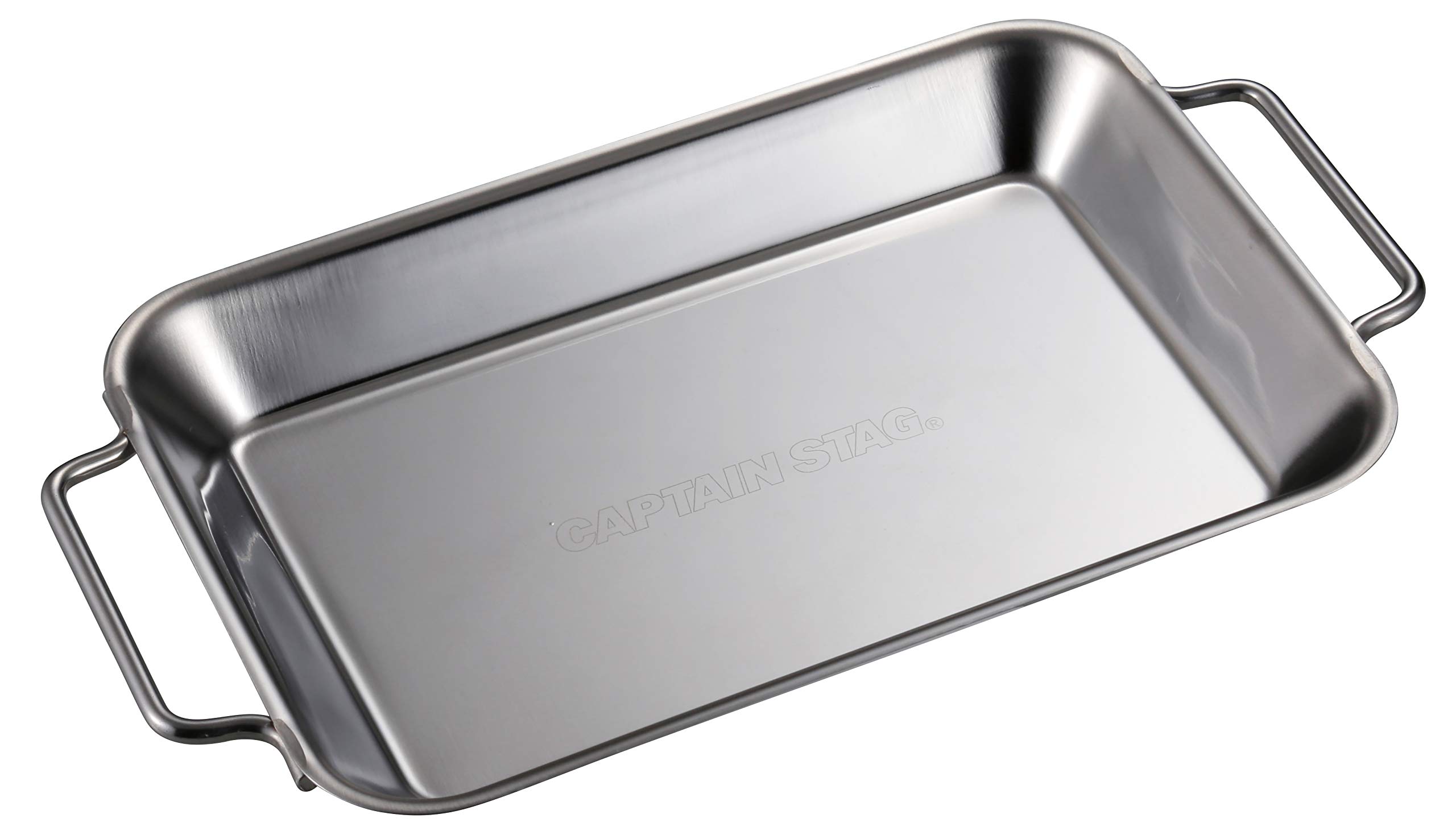 キャプテンスタッグ(CAPTAIN STAG) 鉄板 プレート グリルプレート ステンレス製 B6サイズ 【UG-34/43/44カマドスマートグリルB6適応】 【UG-42カマドスマートグリルB5・UG-47V型スマートグリルミニ / ハーフサイズ】 UG-1568商品画像