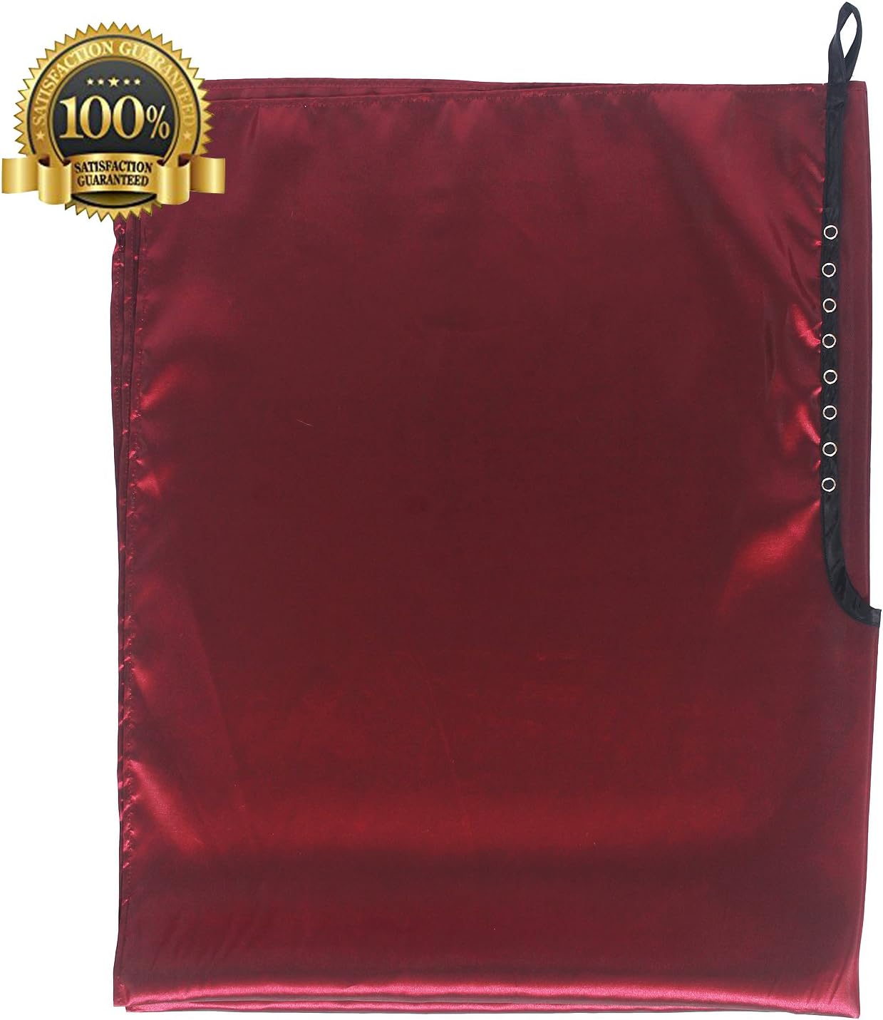 Mane Caper Burgundy Iridescent Salon Cape with Snaps Professional 45 inch X 60 inch Heavy Duty Material Extra Long Durability for Barbershop and Beauty Shop Use Long Lasting and Specialized (Maroon): Kitchen & Dining