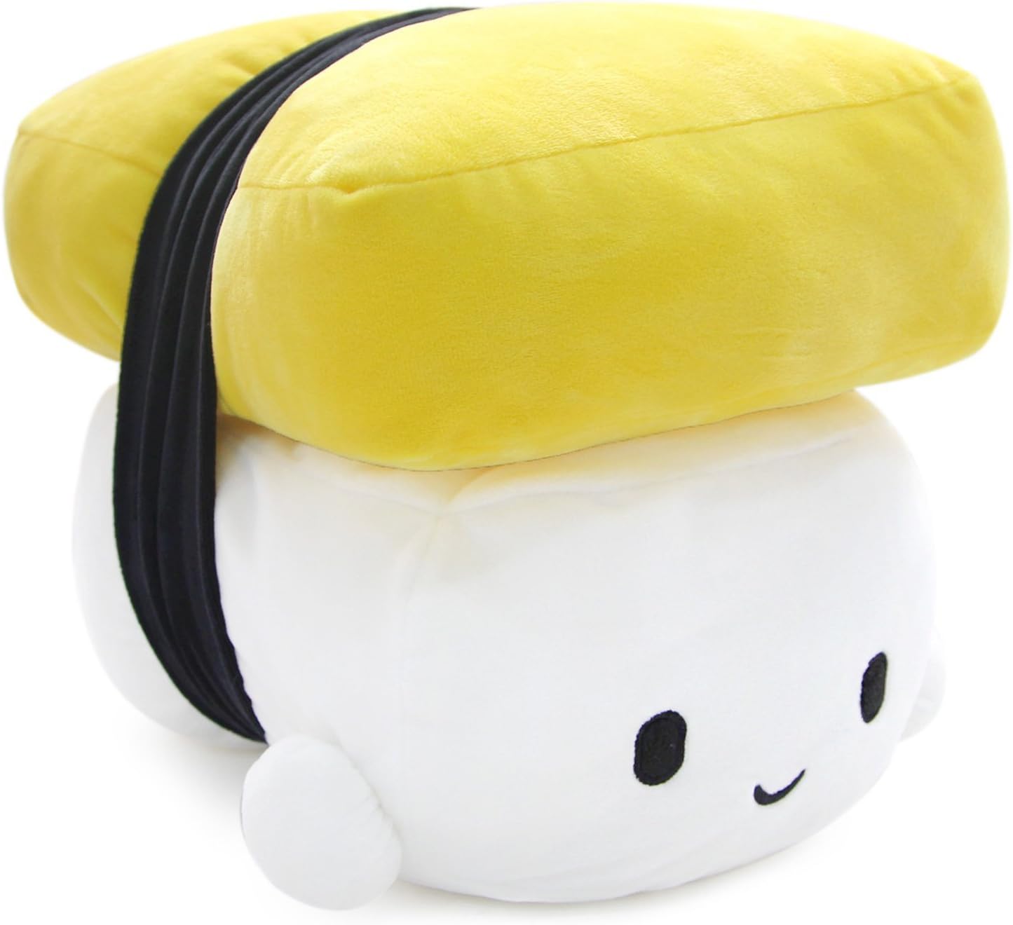 Choba Food Plush Cushion Pillow 30cm(12.0") Egg Large Yellow