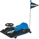 Crazy Cart Shift | Electric Drifting Go Kart for Kids | Automatic Drifting For Kids Age 6+ | Simplified Controls and High Low Speed Switch | 90W/12V Motor | Up To 8 MPH, 80 Min