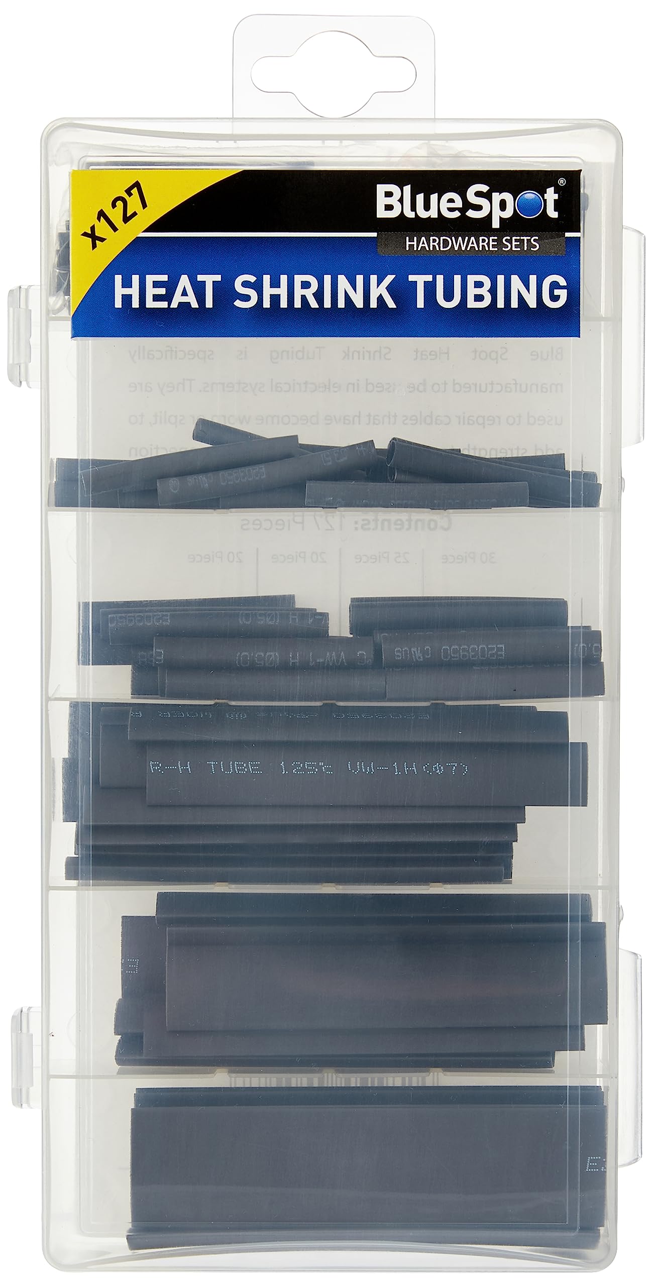 Blue Spot Tools 40508 127 Piece Heat Shrink Tubes