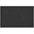 Ottomanson Indoor/Outdoor Boot Tray Non-Slip Doormat 17.5" x 27" Modern Entryway Mat for Entryway Patio Backyard Garage, 17.5" x 27", Black