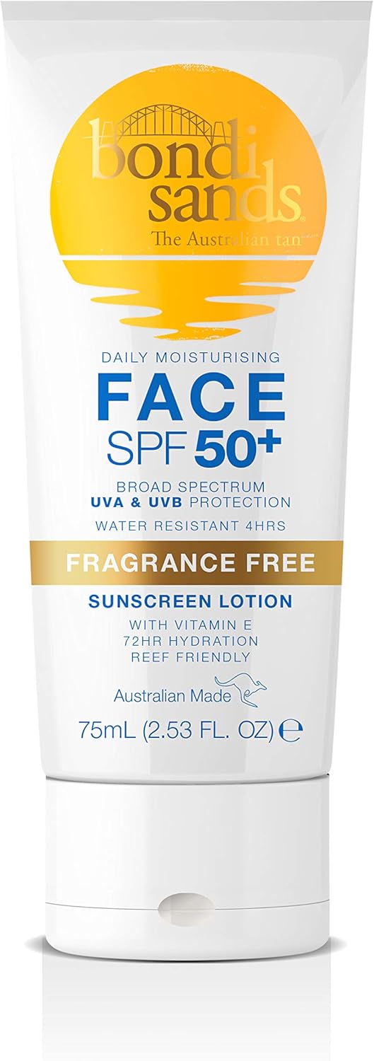 Bondi Sands Sunscreen Lotion SPF50 Plus Face, 0.08 kg Amazon.co.uk Beauty