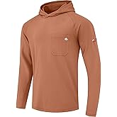WORKWEYA FR Hooded Shirts 6OZ Lightweight FR Shirts for Men Thumb Hole Stretch NFPA2112 CAT2 Flame Resistant Hoodies