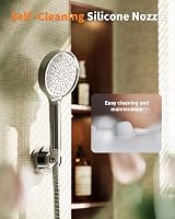 Cobbe 3 Pack 2.0 Carbon Shower Filter Head & Hose Chrome 6 Modes High Pressure view 7