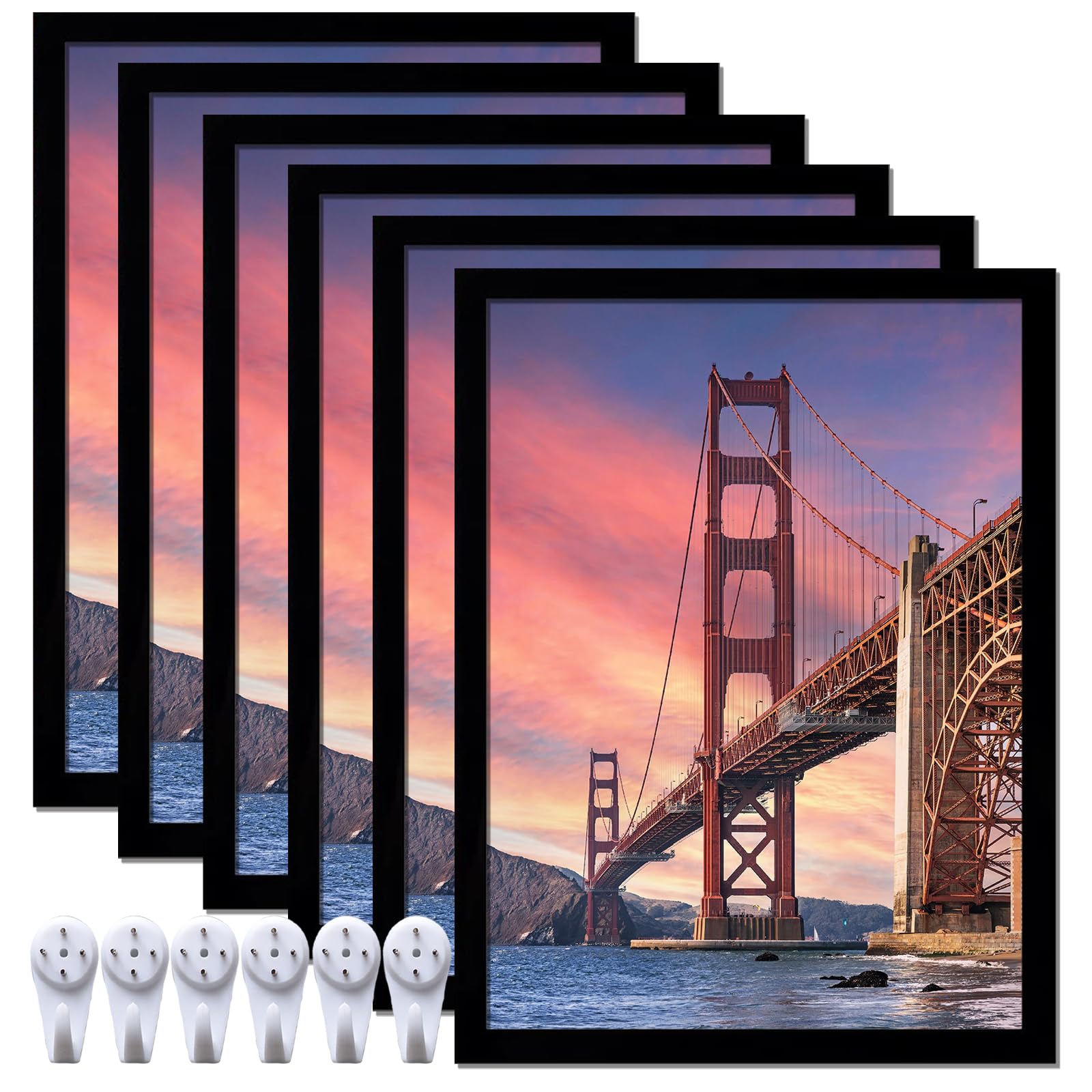 ijuerybai 6 Sets 12x16 Picture Frame, Frames for 12