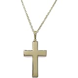 Cross Necklace 18K Two-Tone Gold 