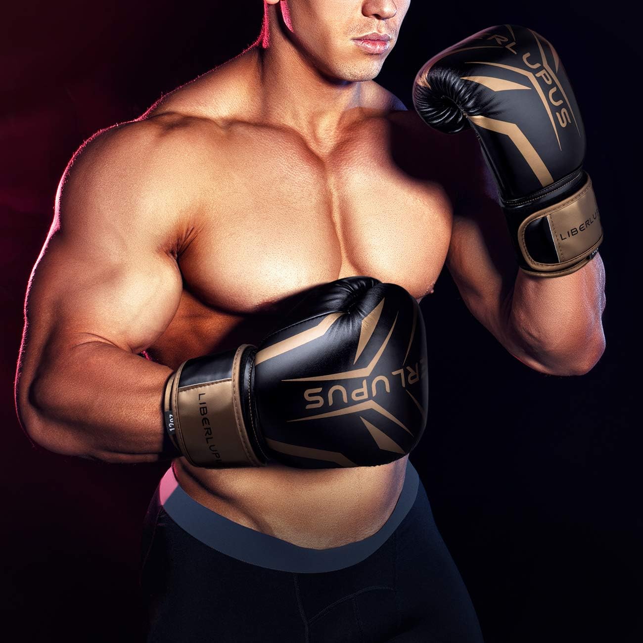 Liberlupus Boxing Gloves for Men & Women, Boxing Training Gloves, Kickboxing Gloves, Sparring Gloves, Heavy Bag Gloves for Boxing, Kickboxing, Muay Thai, MMA : Sports & Outdoors