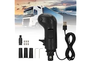 Besilo USB Truck Simulator Shifter for PC, Compatible with Logitech G25/G27/G29/G923, Thrustmaster TH8A – 18-Speed Gear Shift Lever for ATS & ETS2 – Semi Truck Shifter for Sim Racing Games