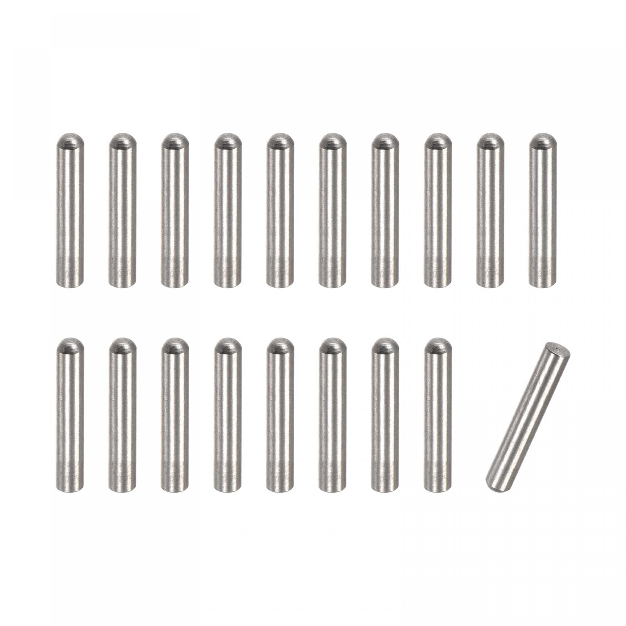 TA-VIGOR 50Pcs 3mm x 8mm Dowel Pins, 304 Stainless Steel Shelf Support Cylindrical Pin Pegs Shelf Support Pegs Fasten Elements for Furniture, Cabinets, and Mechanical Applications