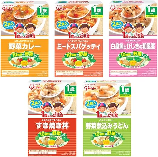 Amazon グリコ 1歳からの幼児食 アソート5個パック アイクレオ 食品 飲料 お酒 通販