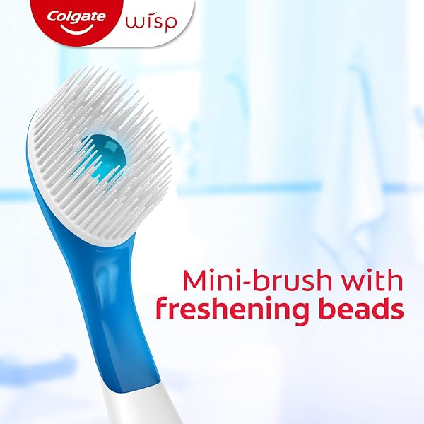 COLGATE MAX FRESH WISP DISPOSABLE MINI TRAVEL TOOTHBRUSHES, PEPPERMINT, 24 COUNT (PACK OF 4)
