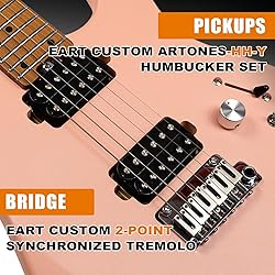EART 6 String Solid Body Electric Guitar EYP-OMNI24