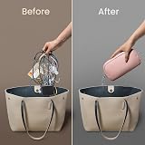 tomtoc Cable Organiser Bag Travel Pouch 1L Water Resistant RPET 600D view 4