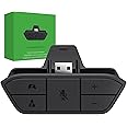 Stereo Headset Adapter for Xbox Controller, Audio Mic Headphone Adapter for Xbox One/One S/X/Elite 1/ Elite2/ Series S/X Controller-Controller Accessories Adapter Adjust Audio Balance