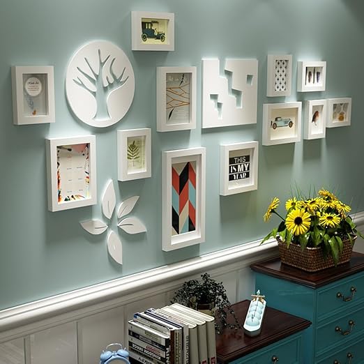 Marco Decorativo Foto Pared Combinacion Hogar Decoracion De Madera