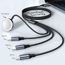 Renmou for Apple Watch Charger,4 in 2 Multi