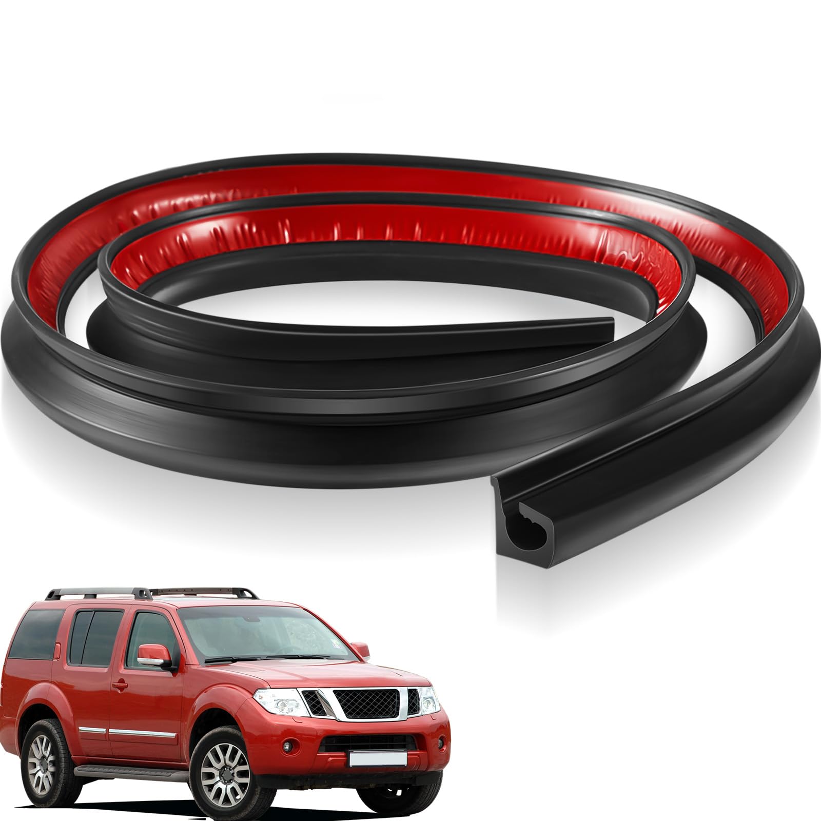 Saysurey 1 Pcs Car Wire Hider 3.28 ft Car Concealed Wire Cover for Roof Light Bar with Adhesive Backing for Hide Roof Rack Light Bar