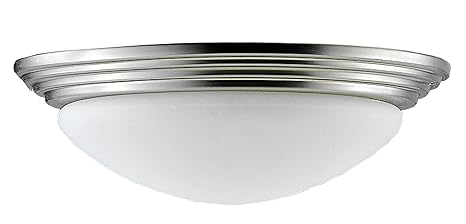 Royal Pacific 1rp8bp Alabaster Bowl Ceiling Fan Light Kit Brushed