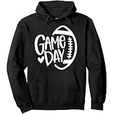 Game Day Football Season Funny Men Women Team Sports Vintage Pullover Hoodie