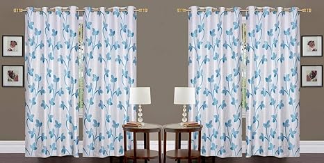 Buy Danwrich Texture Designer 4 Piece Pearl Print Window Curtains