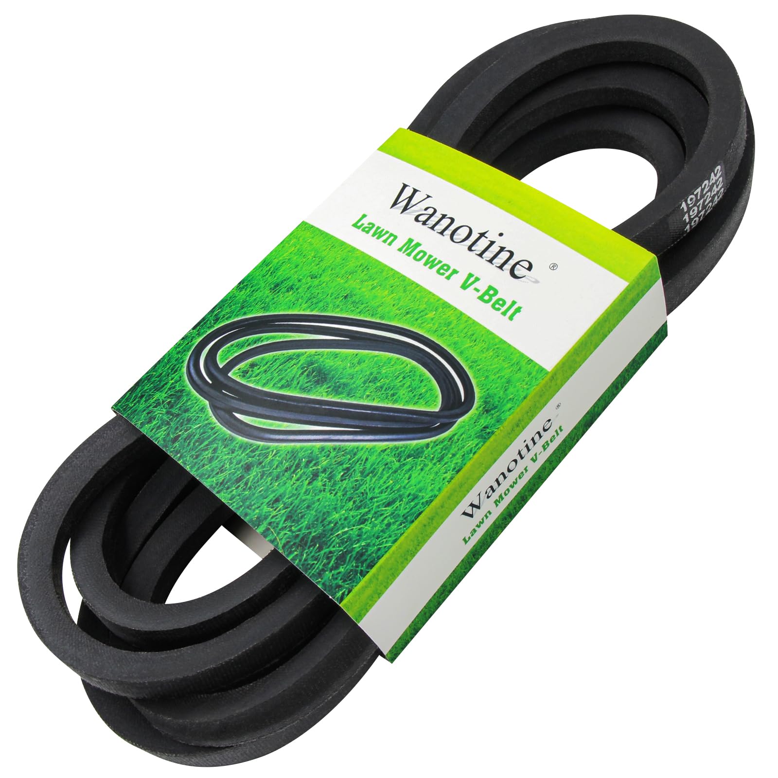 Photo 1 of Wanotine 197242 Mower Deck Belt 532197242 Replaces Husqvarna 48 inch Deck Belt 593773401, Fits Husqvarna GTH2448, YTH2348, YTH2448 & Craftsman AYP Roper Sears 48" Deck Lawn Mower (5/8" x 138 3/4")