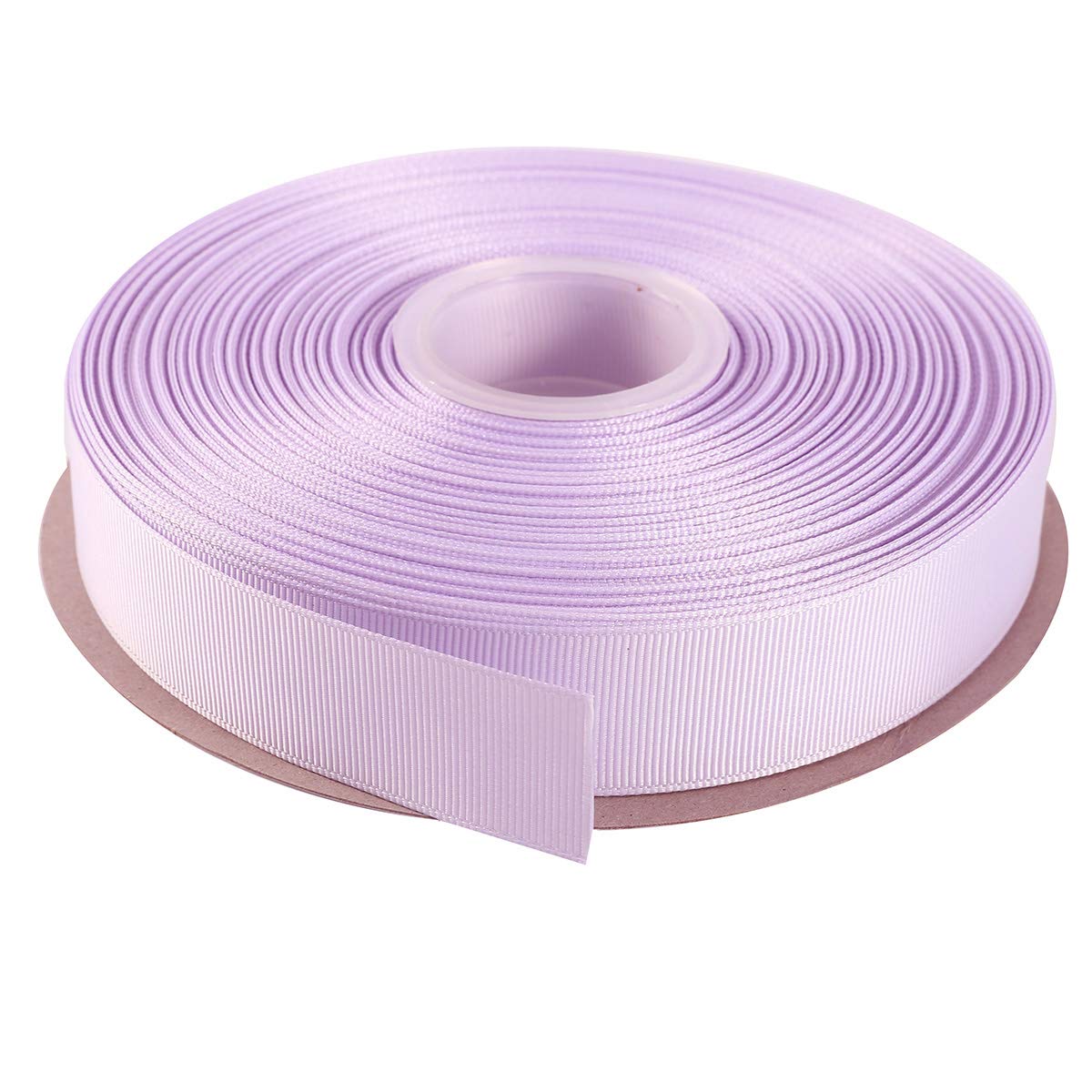 ITIsparkle 25mm Grosgrain Ribbon 45 Meters-Roll Set for Gift Wrapping Scrap Books Party Favor Hair Braids Hair Bow Baby Shower Decoration Floral Arrangement Craft Supplies, Lilac Mist Ribbon