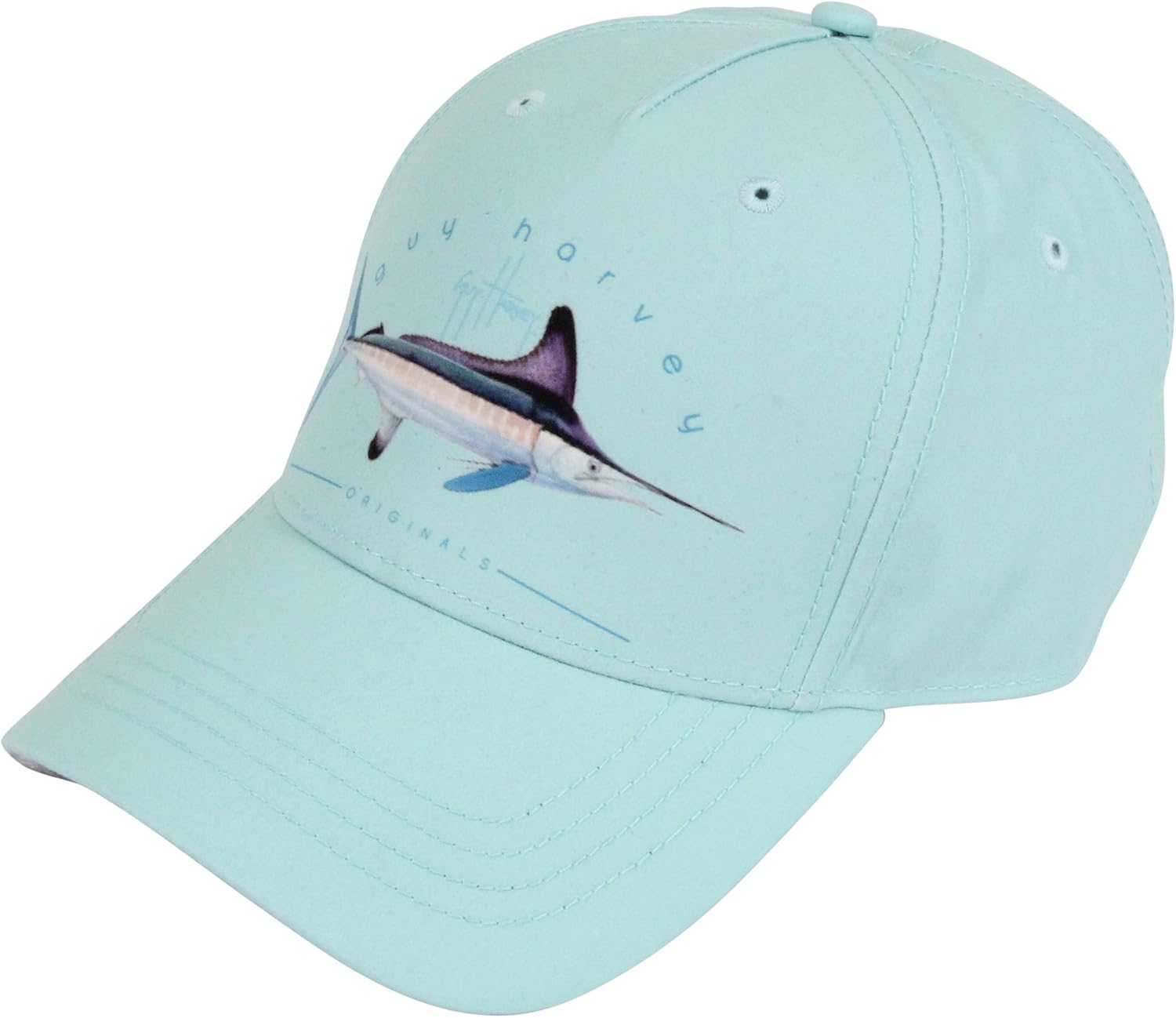 Guy Harvey Men's Hatchet Hat, Mint, One Size Clothing