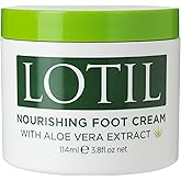 Lotil Foot Care Cream with Aloe Vera Extract for Women, 4.0 Ounce