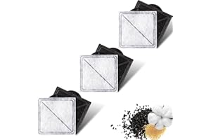 Jiaxix 2.5inch Pet Fountain Filters Replacement Compatible with PetSafe Outlast Pumpless Pet and for Viva Pet Water Fountains,6 Packs