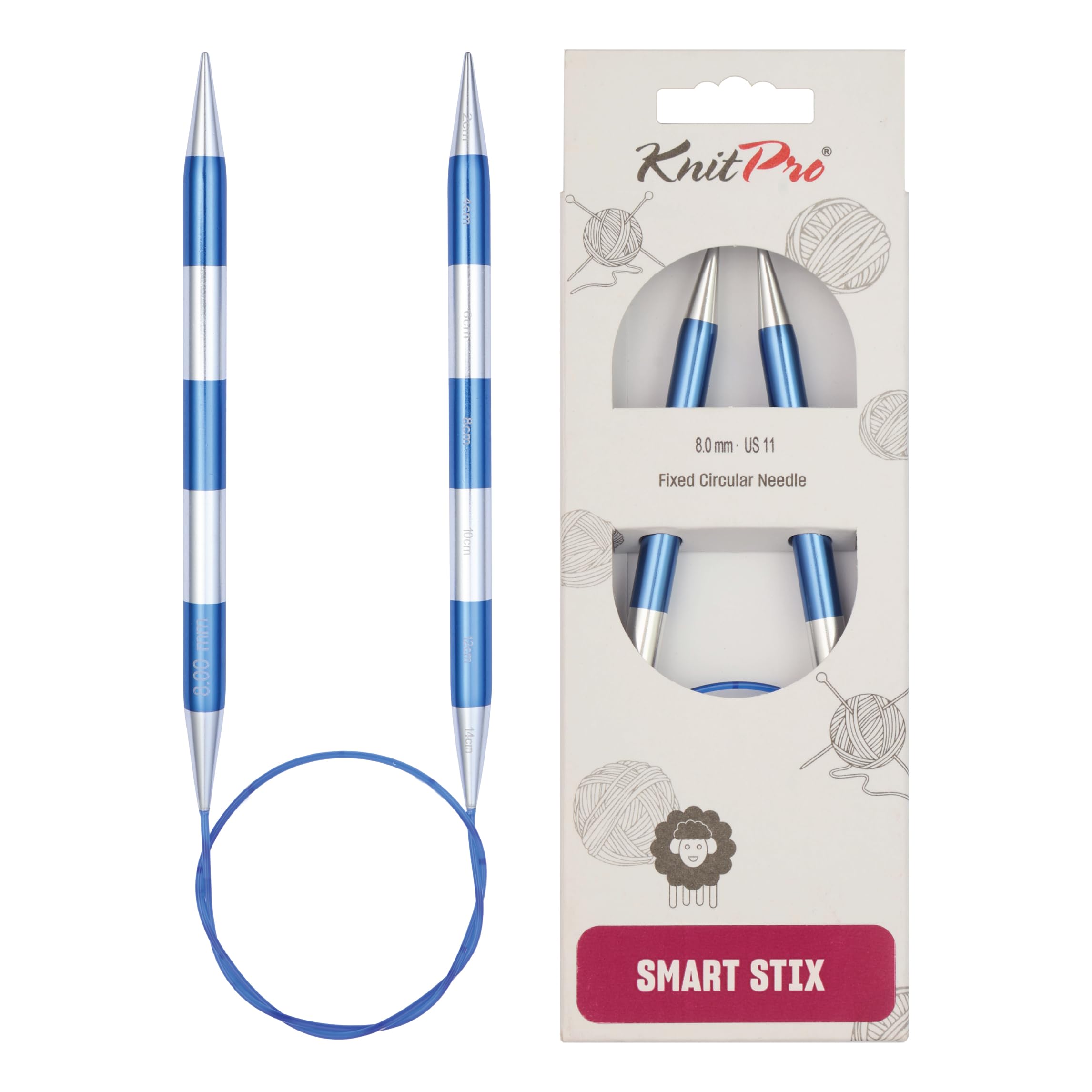 KnitPro Smartstix Fixed Circular Needles 24" (60cm) | 8.00mm — image 1