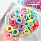 Hanyousheng 100 Pcs Girls Hair Ties Soft Small Seamless Hair Bands view 4