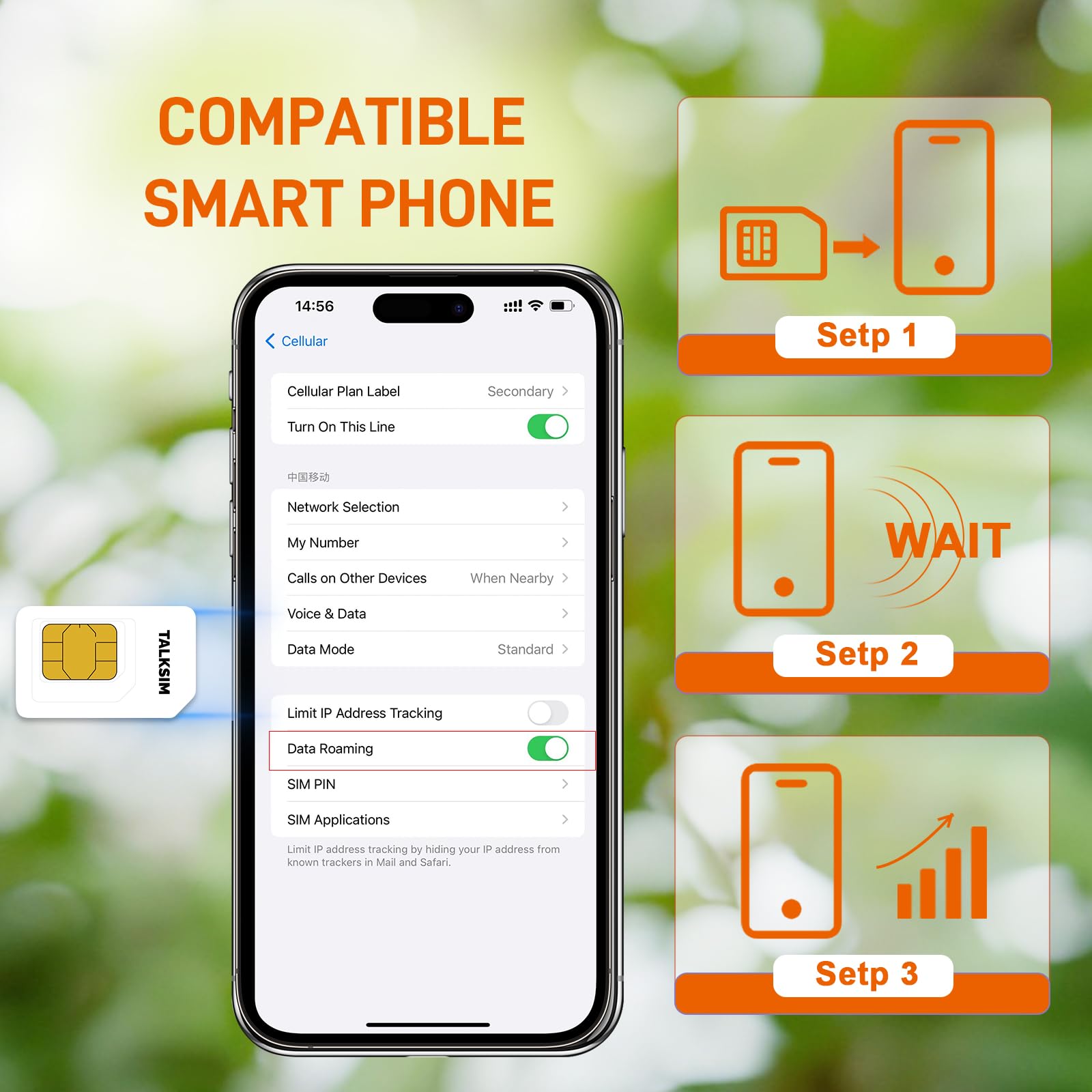 International Data SIM Card 12GB 30Days, 5G/4G LTE Coverage in USA and 49 Countries |UK, Europe, Asia, Oceania Prepaid Travel Data Only SIM for Portable WiFi Mobile Hotspot, Tablet, No Contract