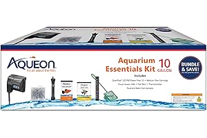 Aqueon Fish Tank Aquarium Essentials Starter Kit for 10 Gallon Tanks