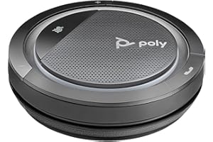 Poly Calisto 5300M Mobile Conference Speaker with USB-C Connection and Bluetooth Stick BT600 Full Duplex Audio Voice Prompt