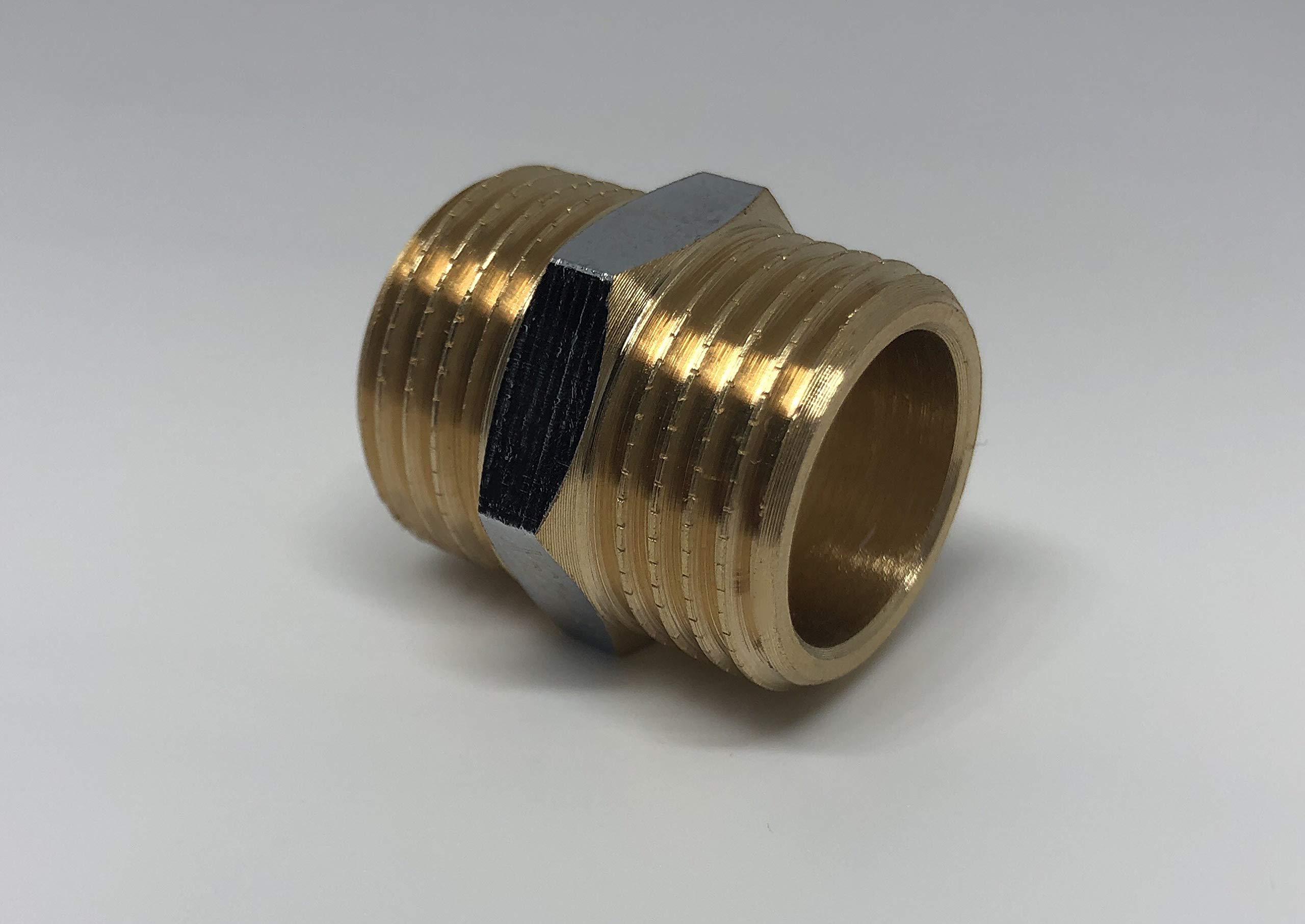 Keenware KPS-002 ½” Inch Threaded Male Pipe Connector, Brass