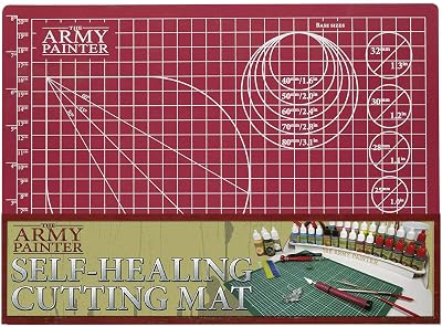 The Army Painter Self-Healing Cutting Mat A4 Double-Sided Non-Slip 5x5mm Grid