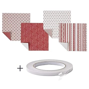 Origami Papier Set 10x10 Cm Sortiment Mit Doppelseitiges