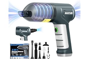 AUXTUR Portable Handheld Vacuum - Cordless Car Cleaner 3 in 1 High Power - Brushless Motor 15000PA,Super Suction Vacuum with 40 Minutes Endurance for Car and Home