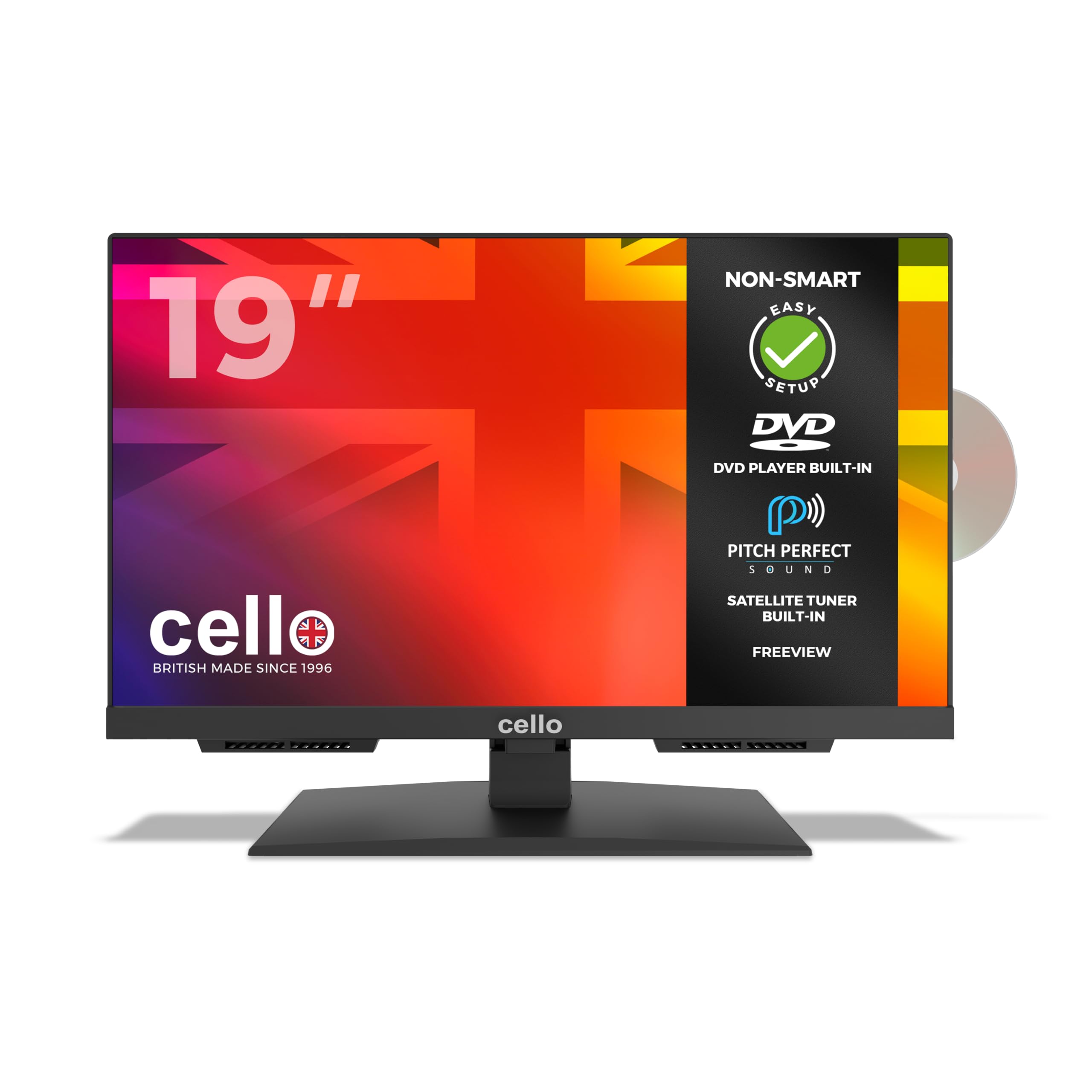 Cello C1924F 19" inch LED Frameless TV B...