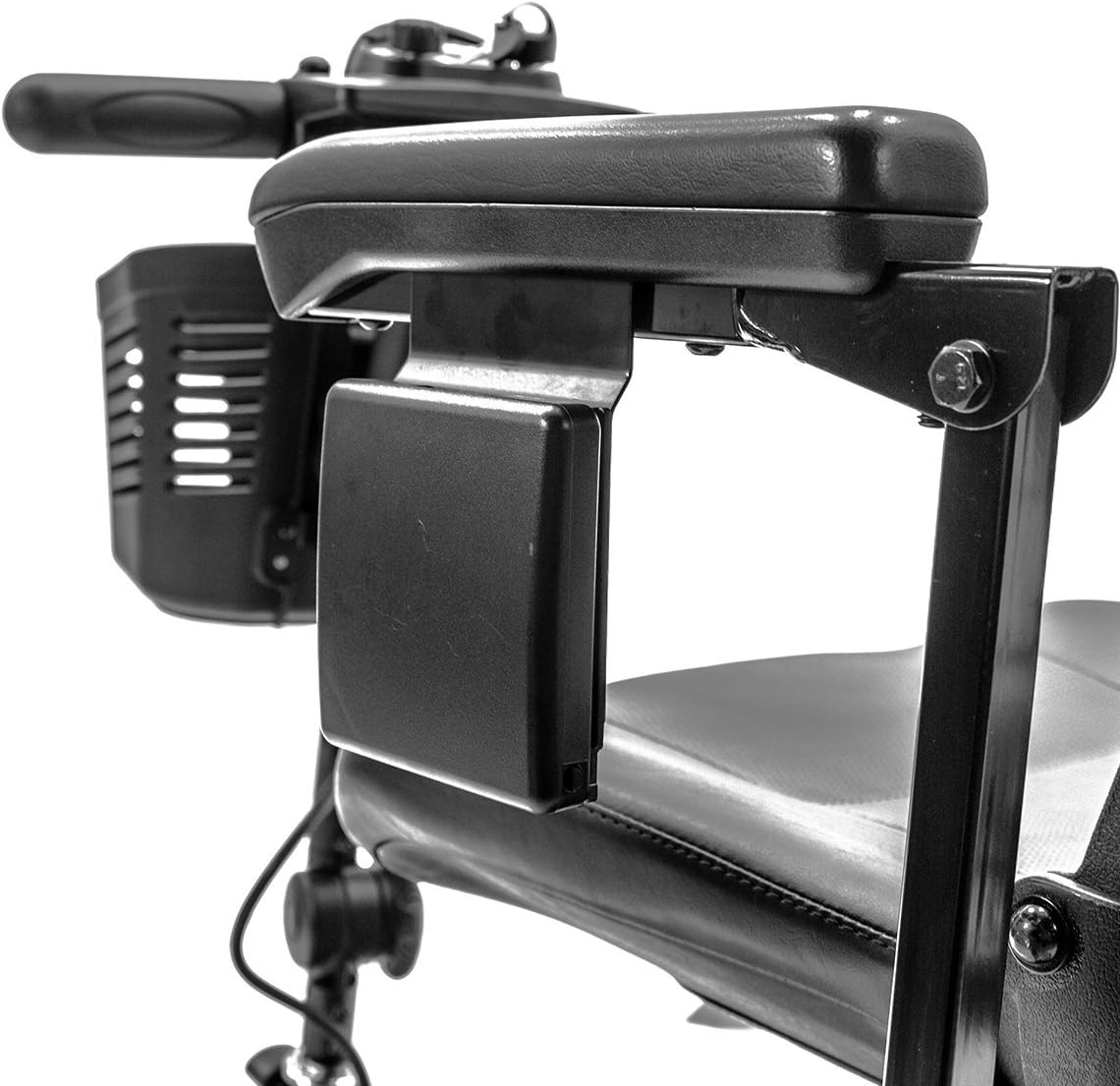 Pride Mobility Cup Holder Folding Go-Go Scooter C-Style Molded Seat Armrest: Health & Personal Care