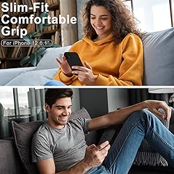 DEENAKIN Compatible with iPhone 12 Case with Screen