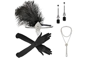 ZeroShop 1920s Flapper Accessories Set for Roaring 20s Costumes