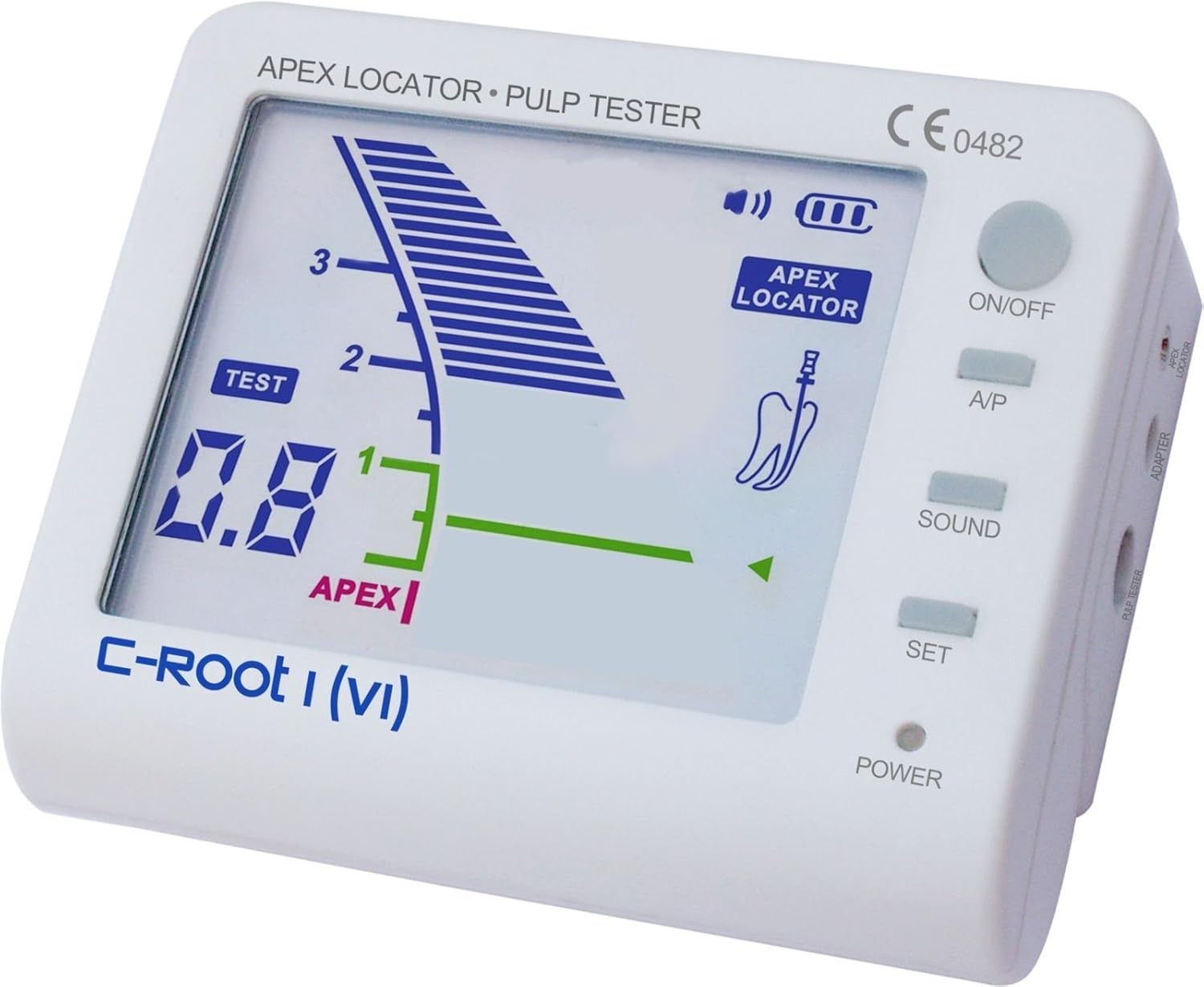 Ocean Aquarius Endodontic Apex Locator and Pulp Tester C-ROOT I(VI) LED PT: Health & Personal Care